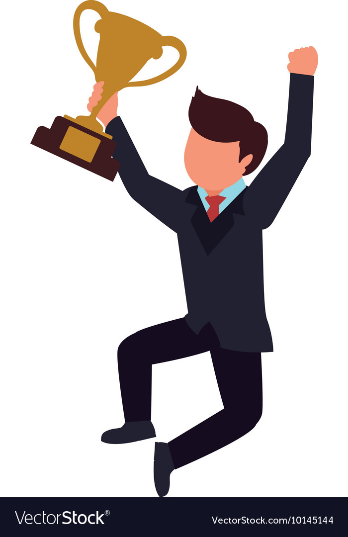 Trophy Winner - Männliche menschliche Icon