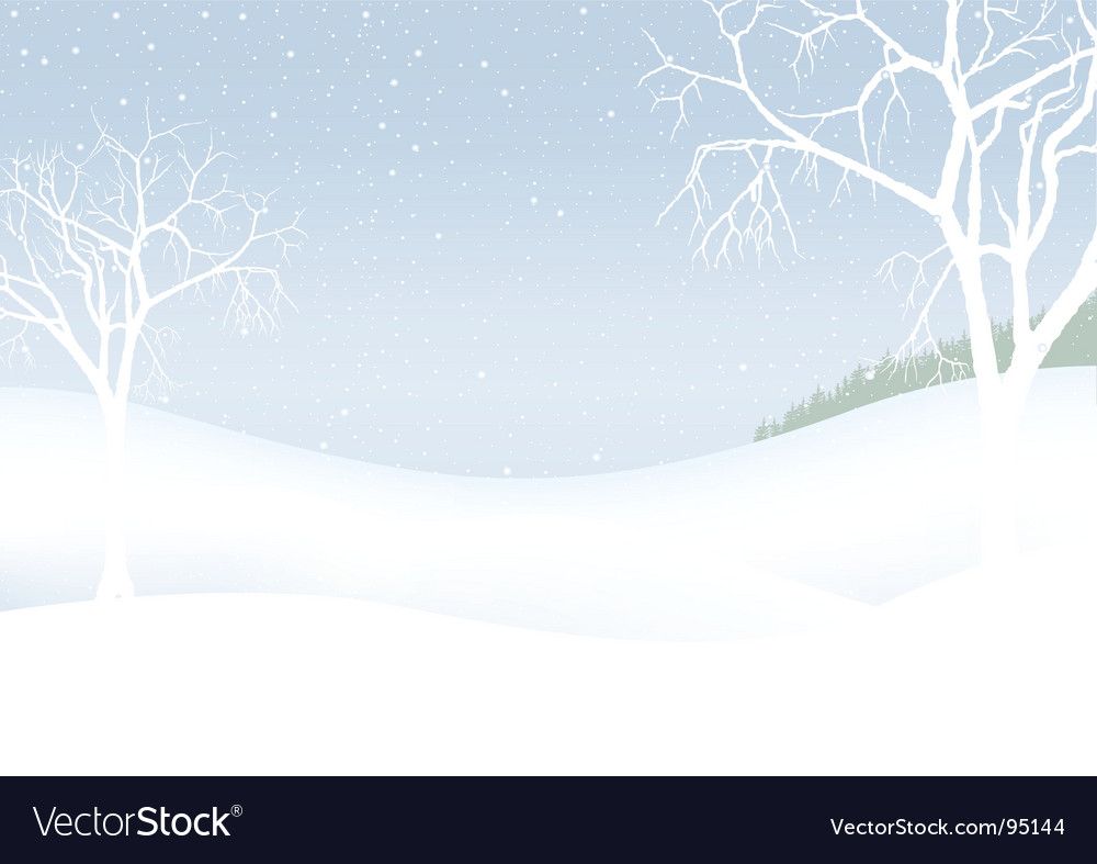 Weiße Weihnachten Winterlandschaft