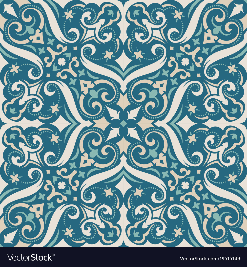 Damask seamless pattern