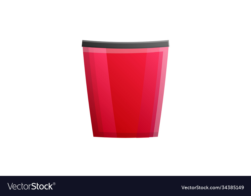 Glass for drinks on a white background