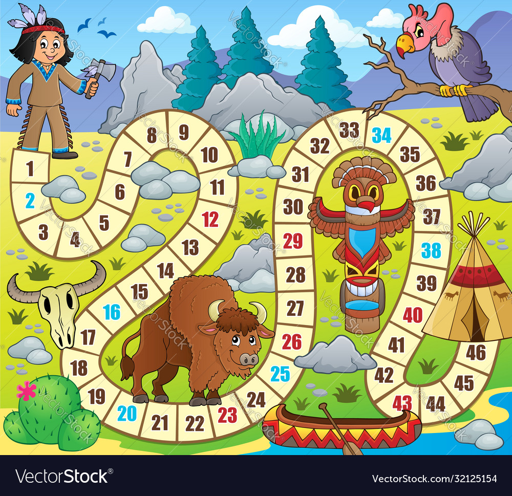 Board game topic image 1 vector image Board game topic image 1