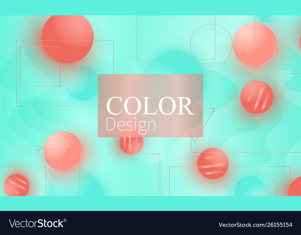 Color background fluid pattern