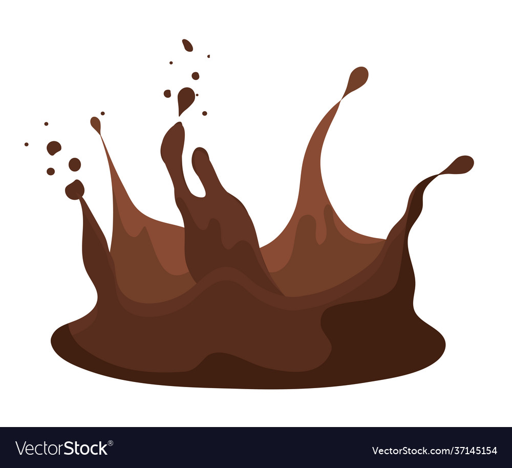 Liquid chocolate design