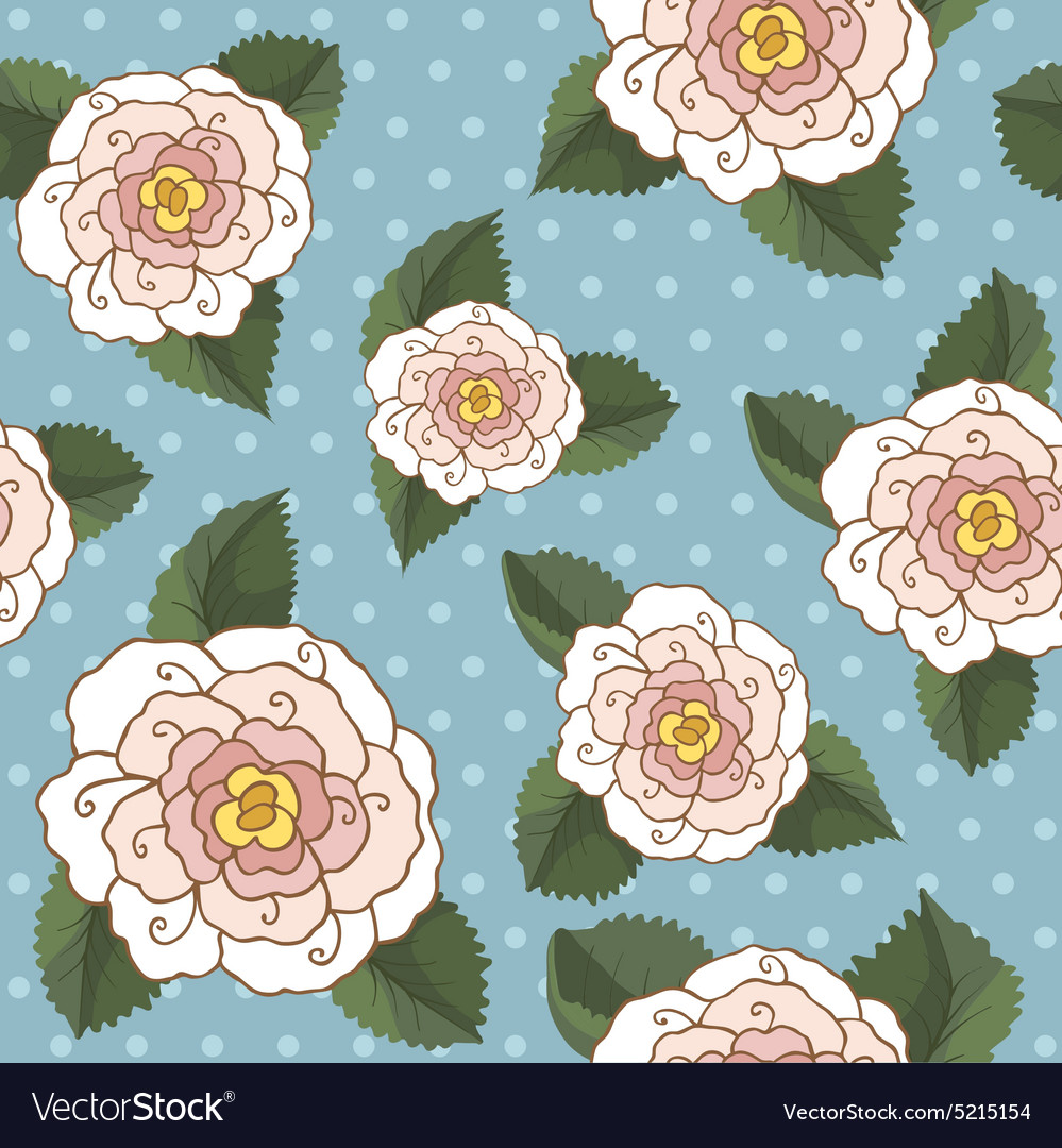 Seamless patterns with flowers