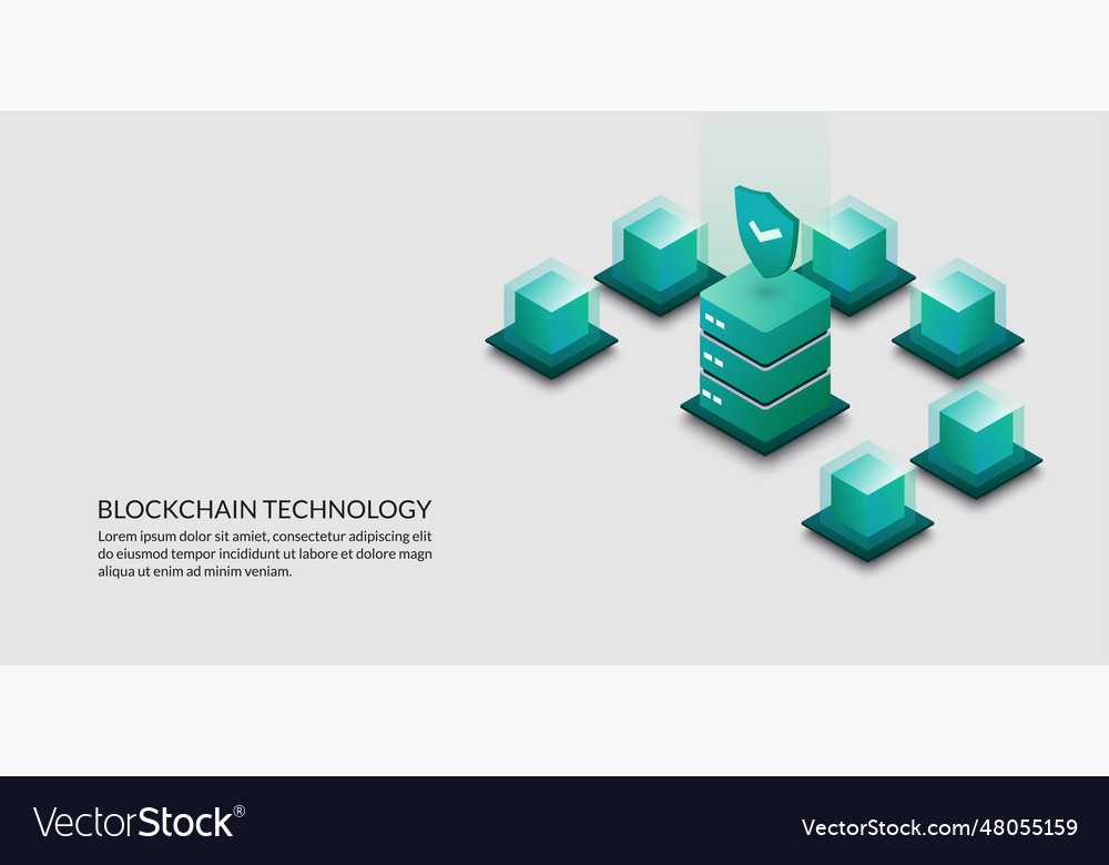 Blockchain technology concept security data