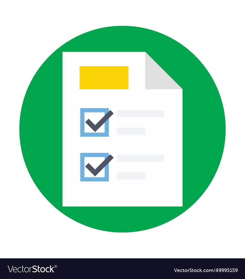 Checklist flat icon