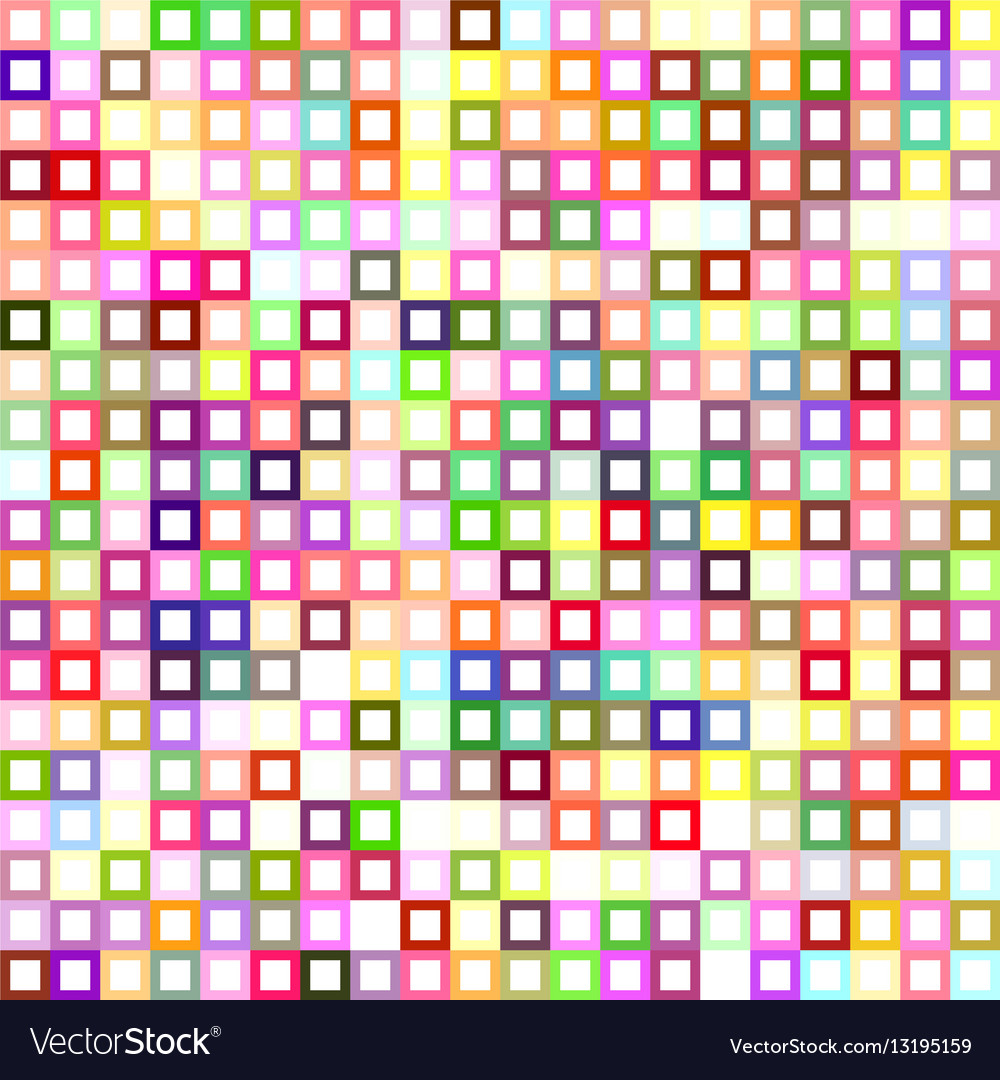 Colorful abstract square pattern background