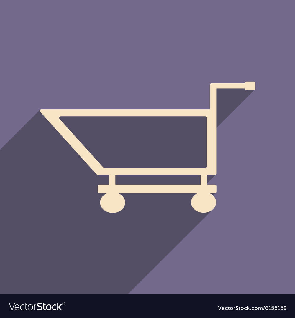 Flat with shadow icon and mobile application