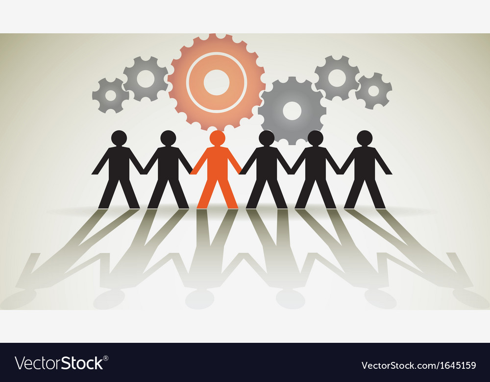 Human unity Royalty Free Vector Image - VectorStock