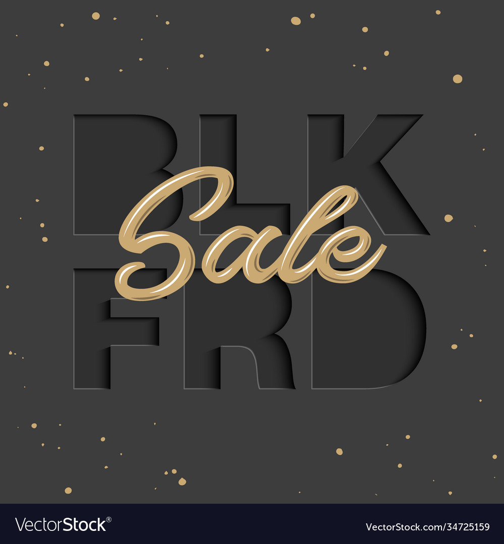 Paper cut black friday sale