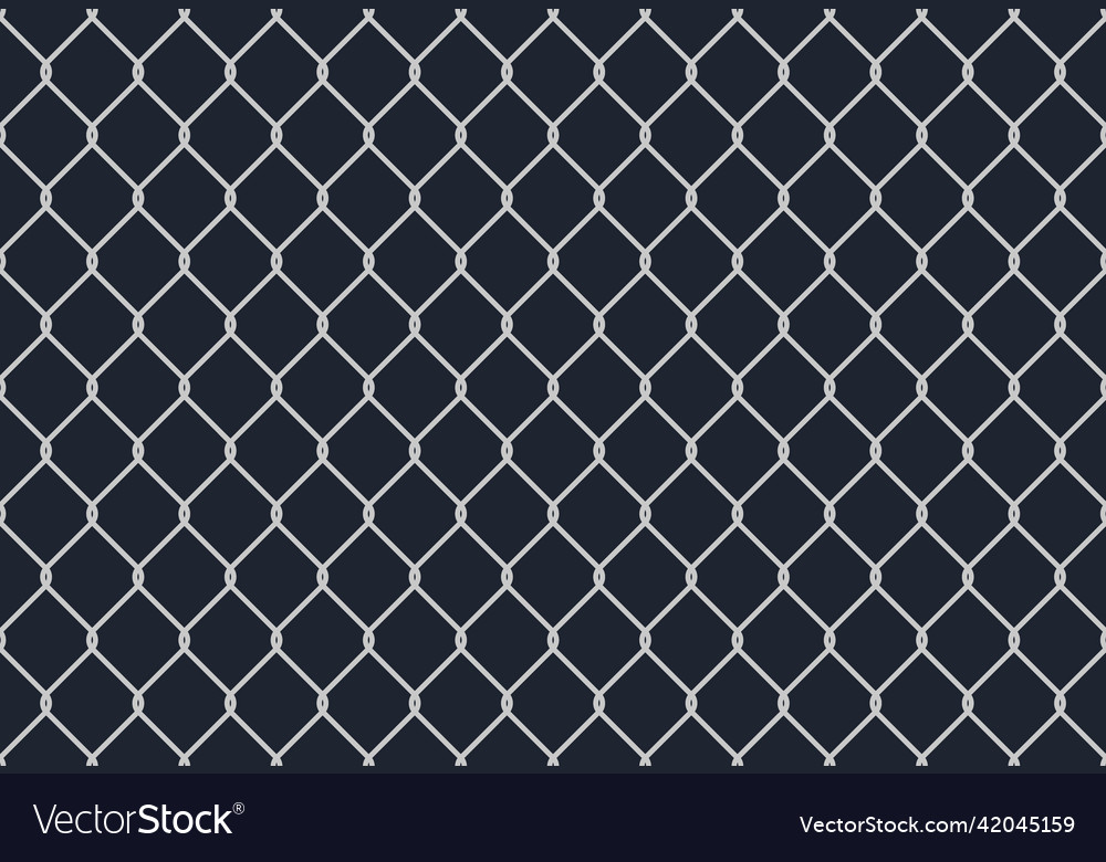 Seamless metal chain link fence wire