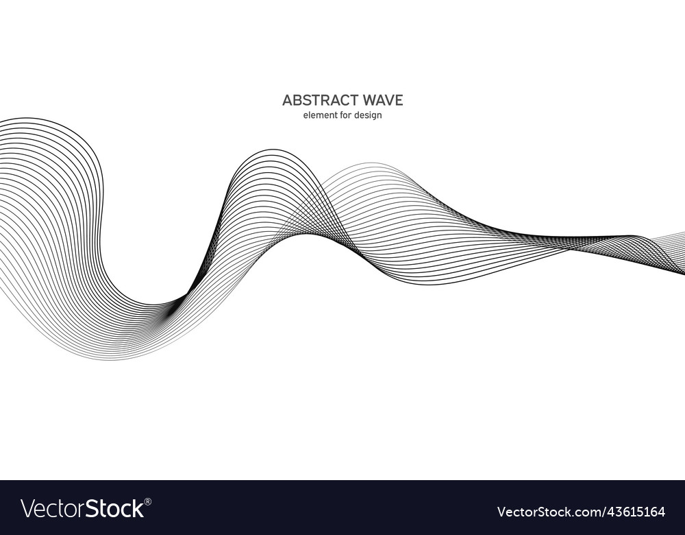 Abstract wave element for design digital vector image Abstract wave element for design digital
