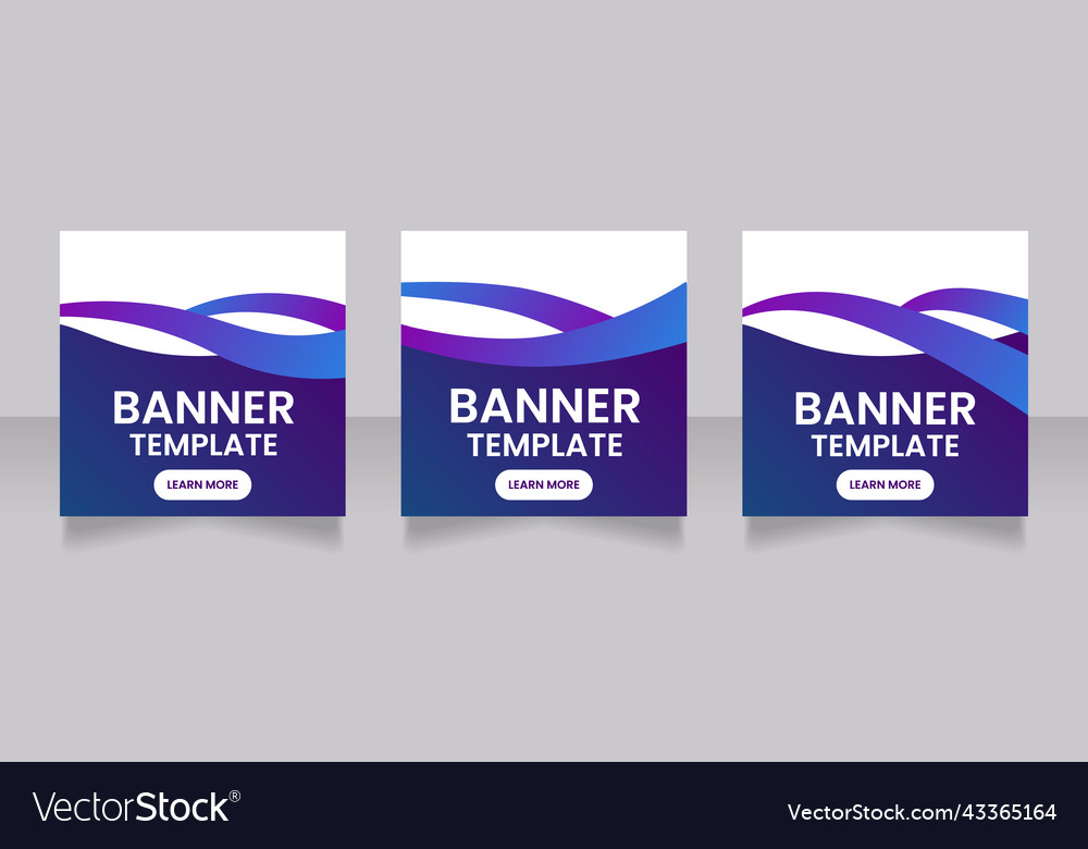 Conference organization service web banner design Vector Image