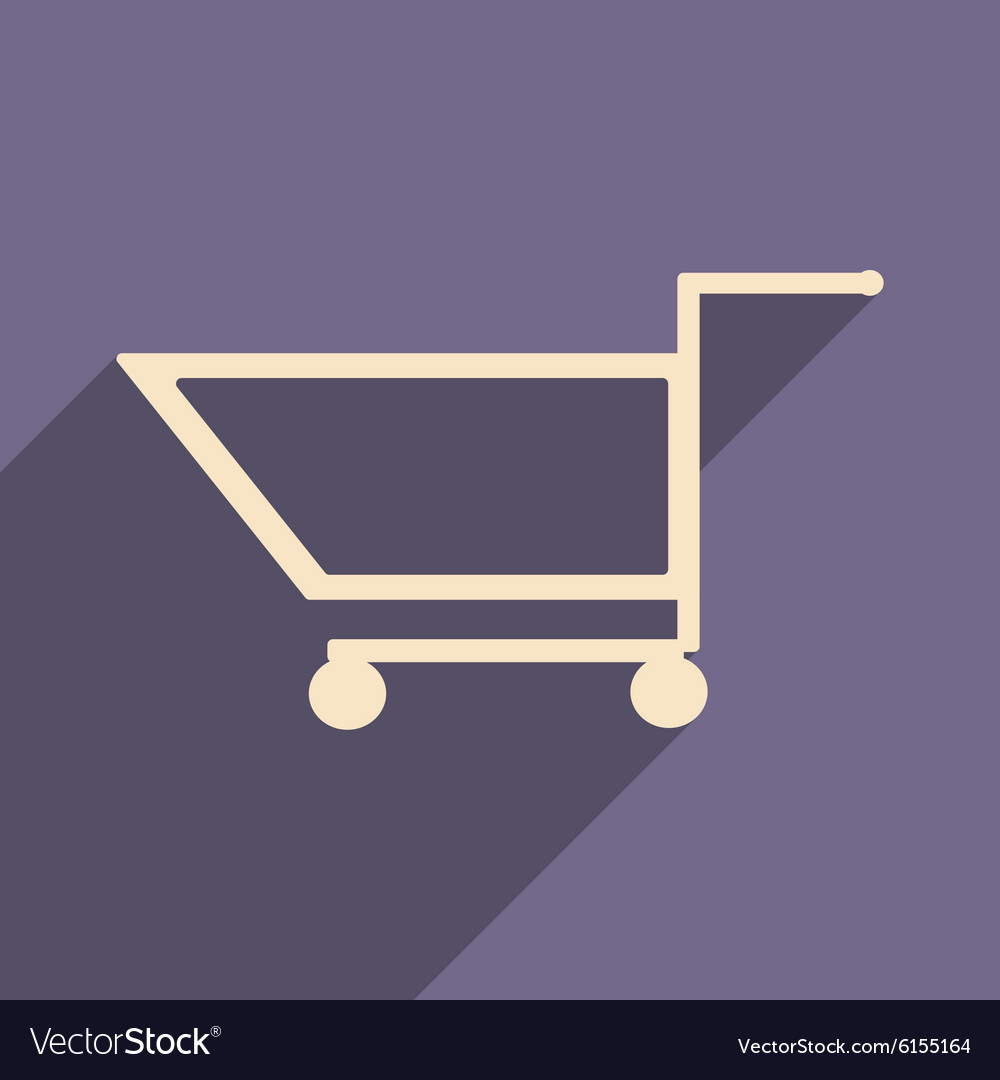 Flat with shadow icon and mobile application