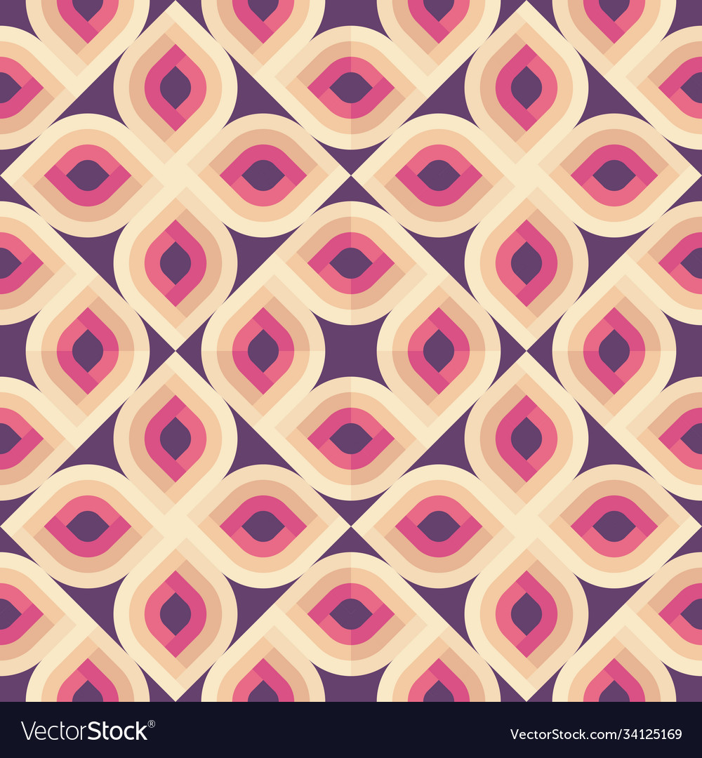 Abstract Geometric Background Seamless Pattern Vector Image