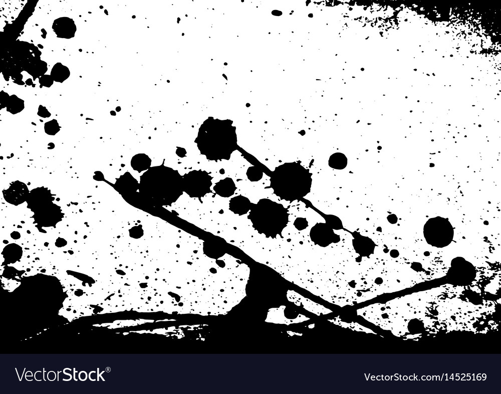 Abstract paint splatter red color isolated Vector Image