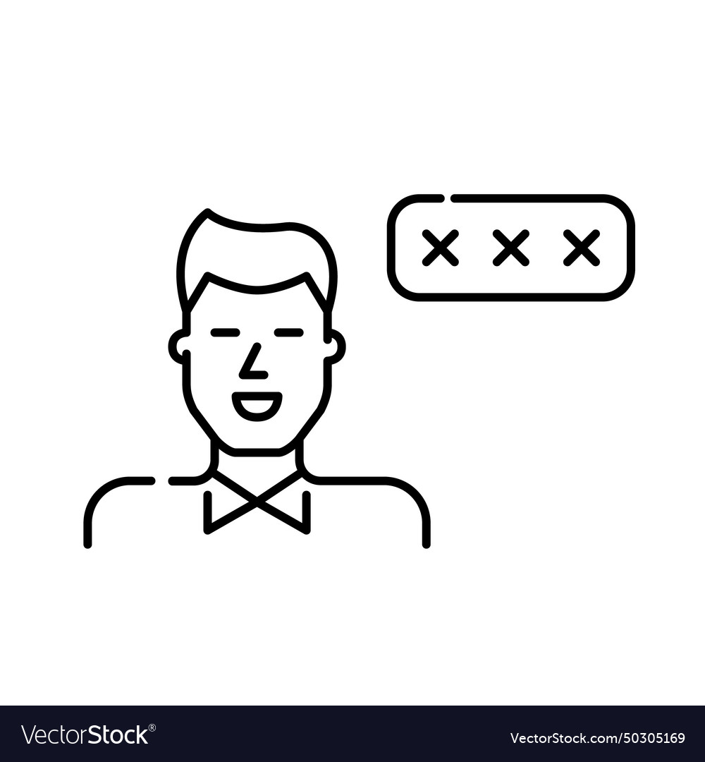 Male user account protected by password wrong
