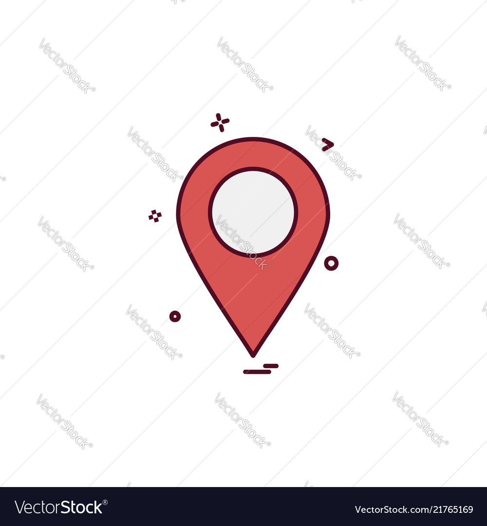 Navigation icon design vector image Navigation icon design