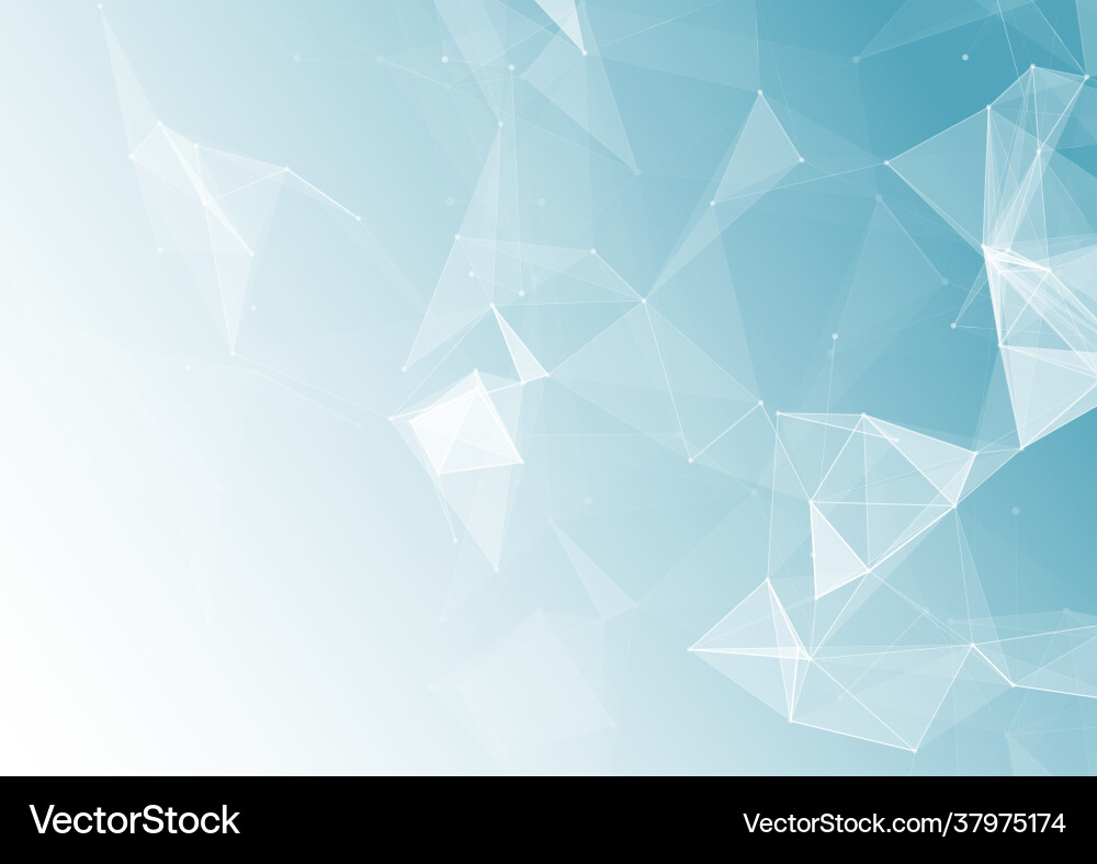 Abstract background with low poly technology Vector Image