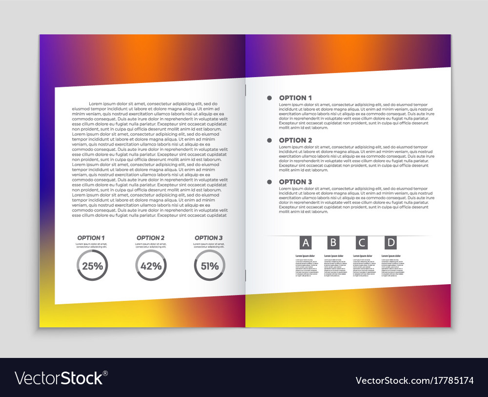Abstract layout background set for art