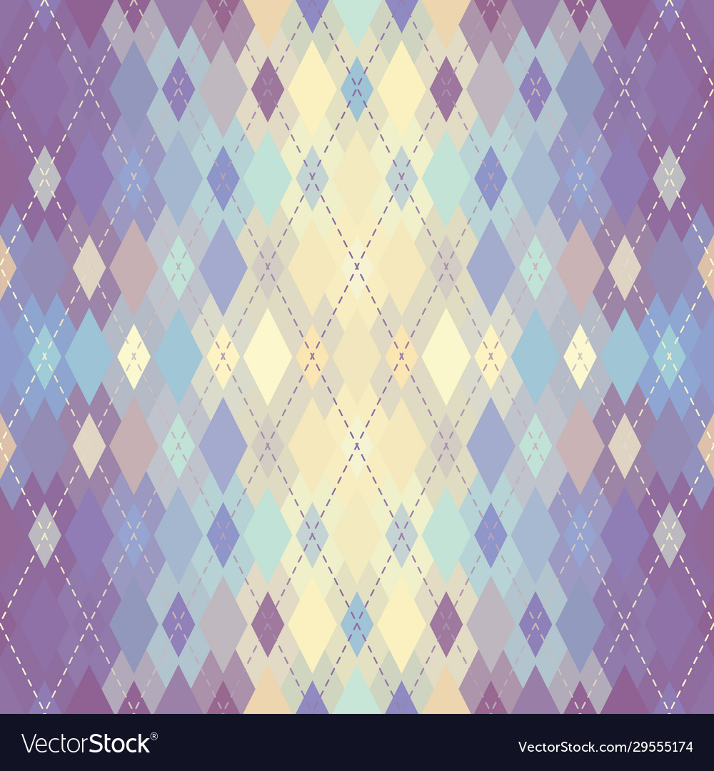 Argyle seamless pattern background vector image Argyle seamless pattern background