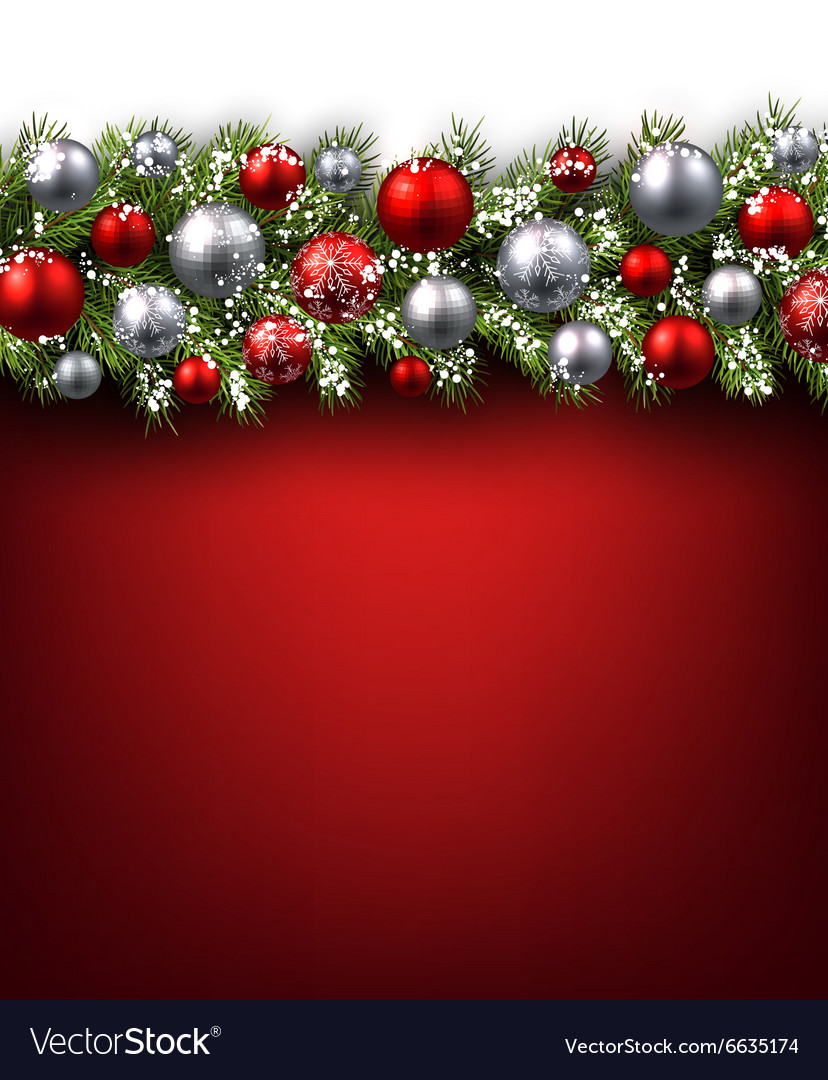 Background with fir branch