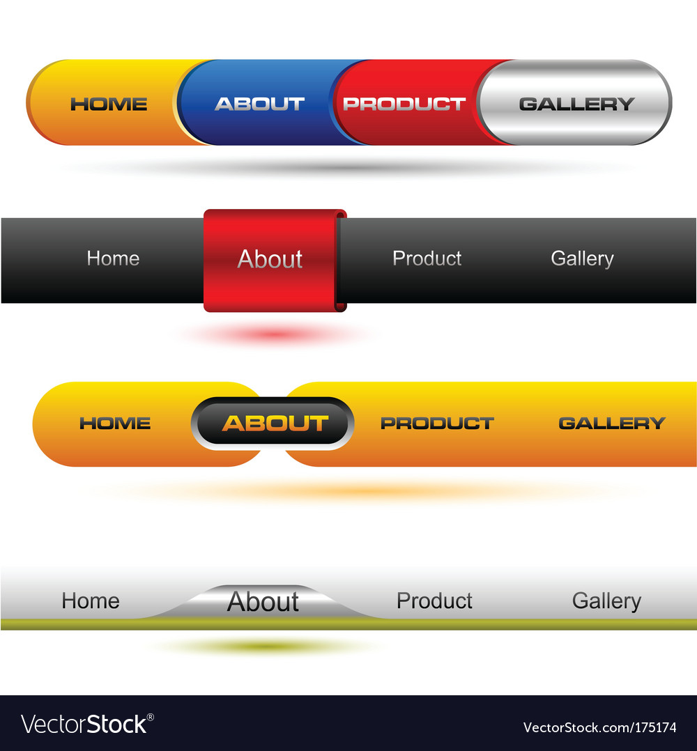 Editable website buttons