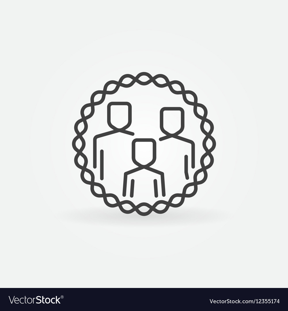 Family outline badge