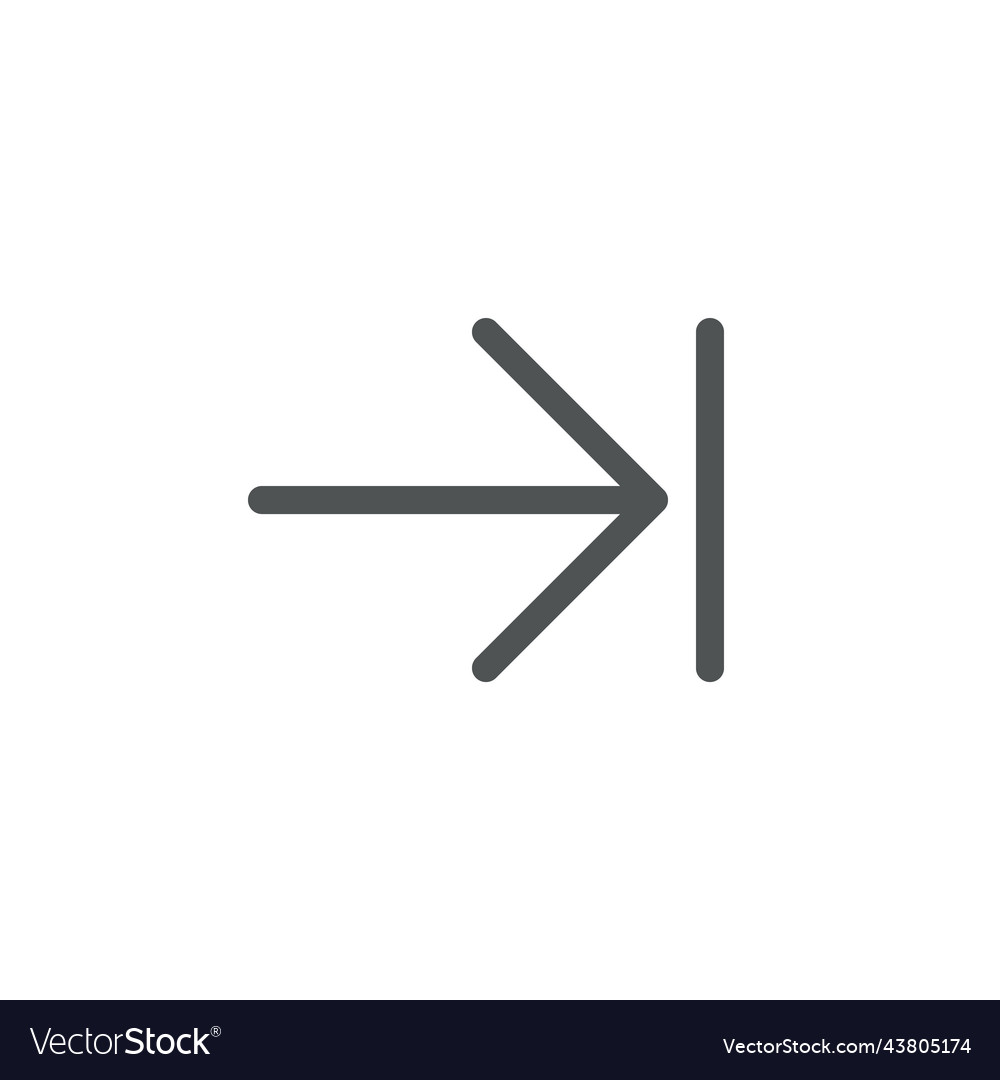 Next step flat color ui icon vector image Next step flat color ui icon