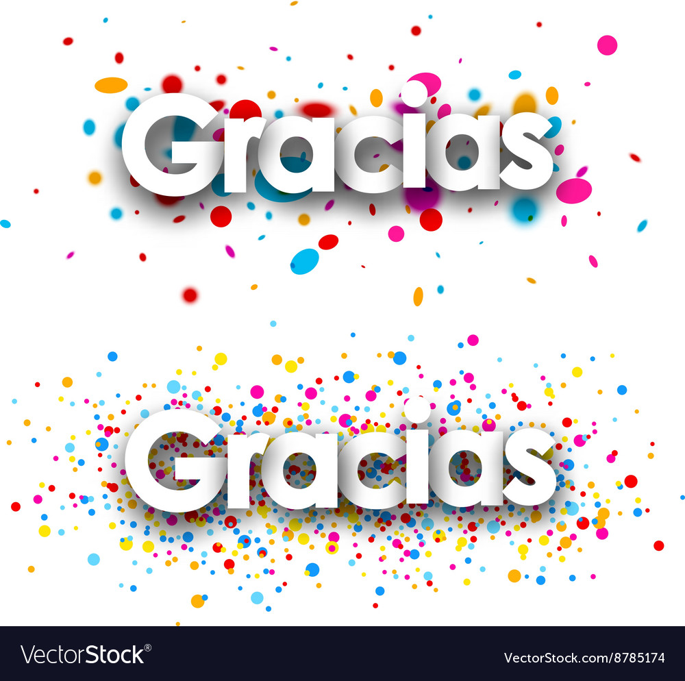 Thanks Paper Banners Royalty Free Vector Image