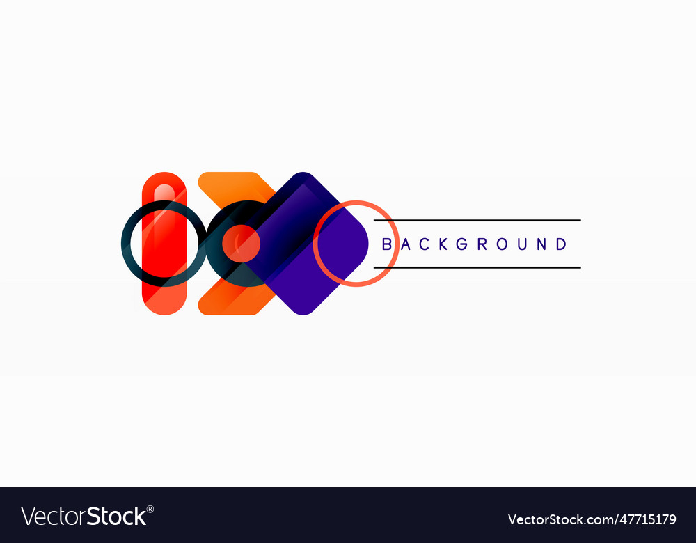 Abstract triangles and square minimal geometric vector image Abstract triangles and square minimal geometric
