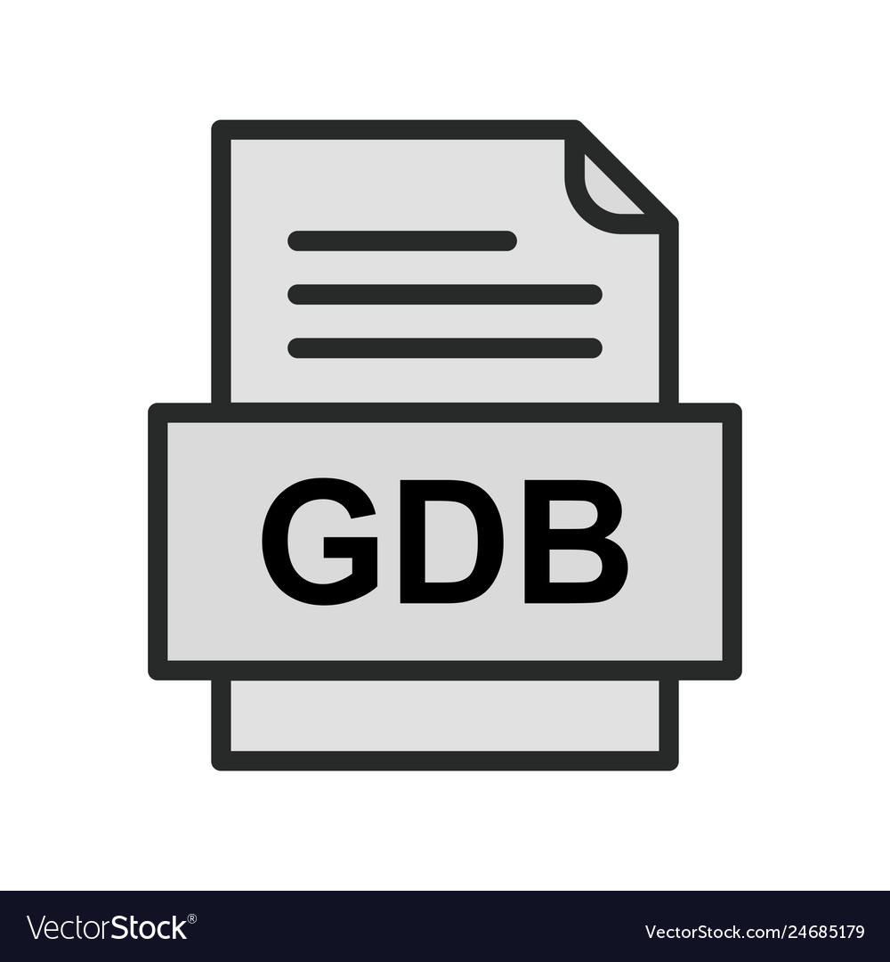 Gdb Datei Dokument-Symbol