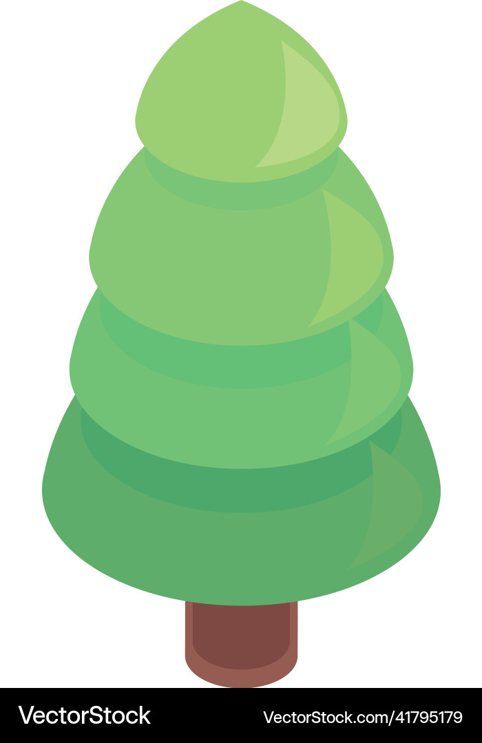Pine tree icon Royalty Free Vector Image - VectorStock