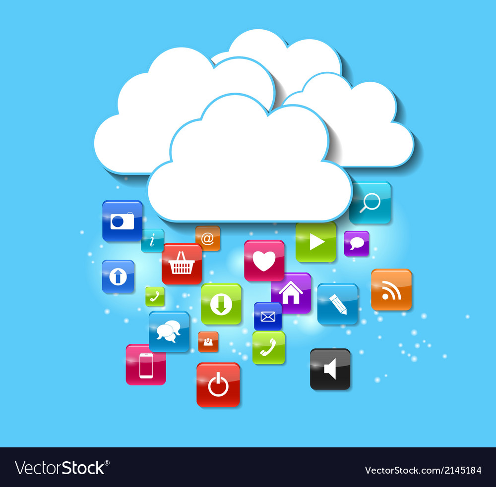 Cloud computing concept