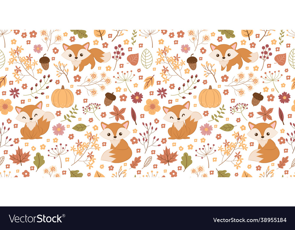 Cute autumn pattern