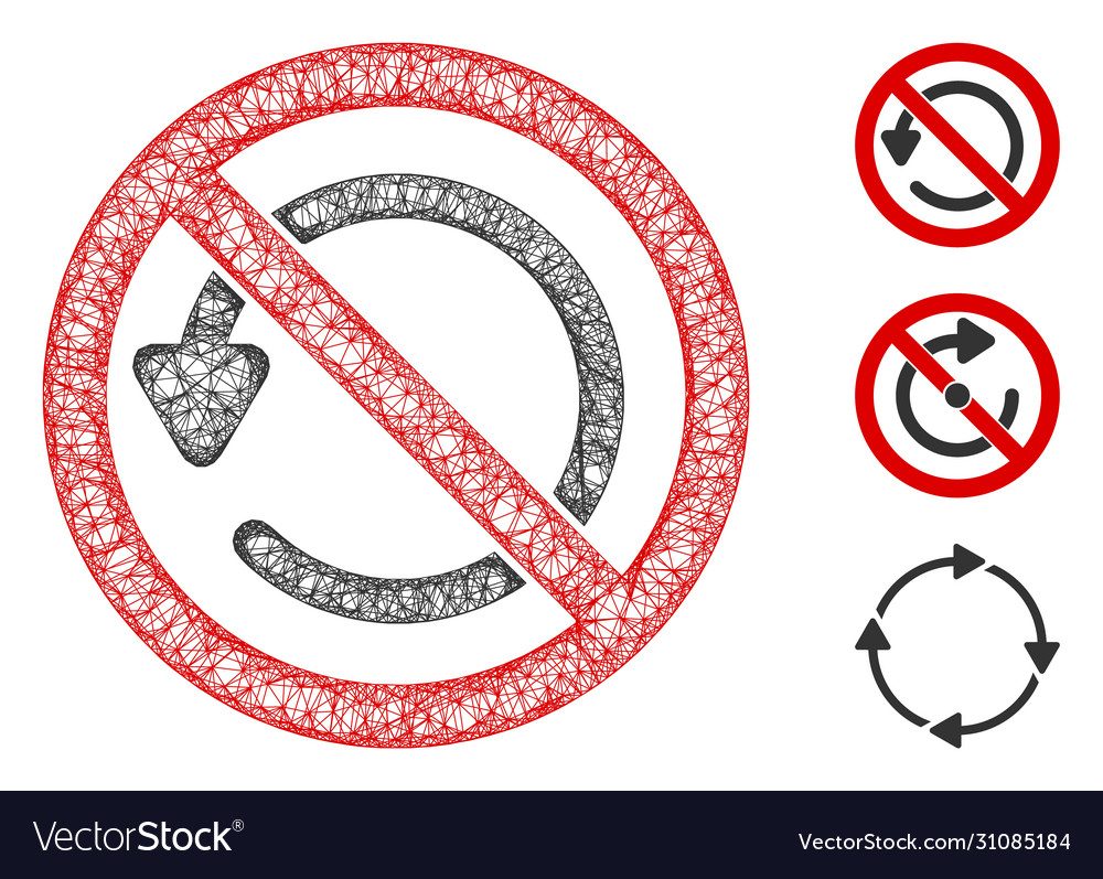 Not rotate polygonal web mesh