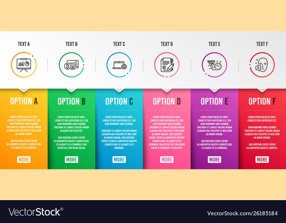 Notebook service presentation and copywriting vector image Notebook service presentation and copywriting