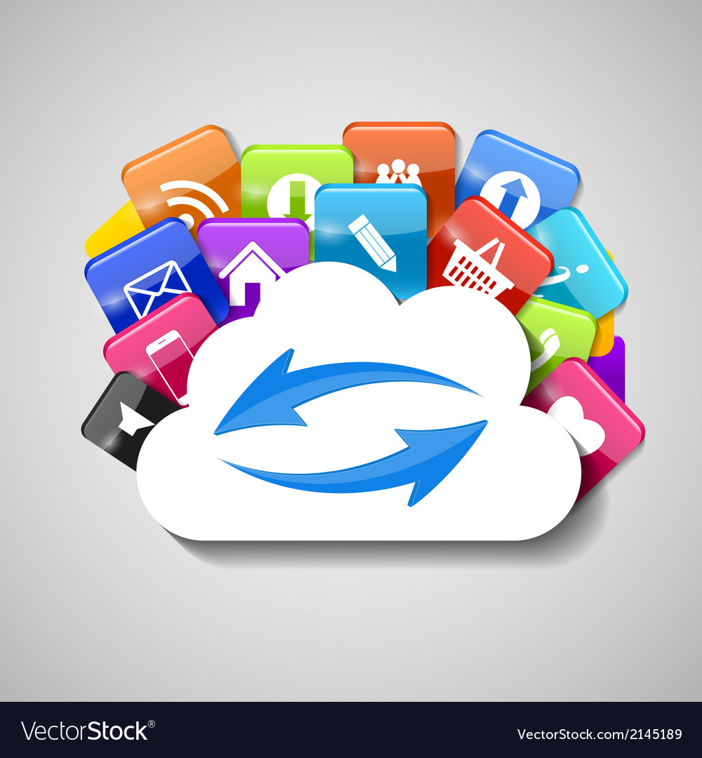 Cloud computing concept