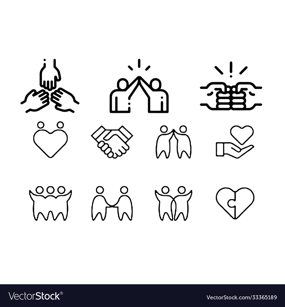 Freundschaft Liebe Beziehung Freund Familie Icons vector image Freundschaft Liebe Beziehung Freund Familie Icons