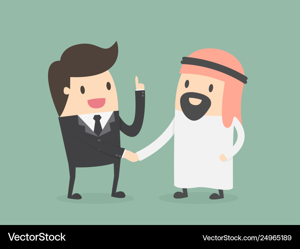 Shaking hands Royalty Free Vector Image - VectorStock