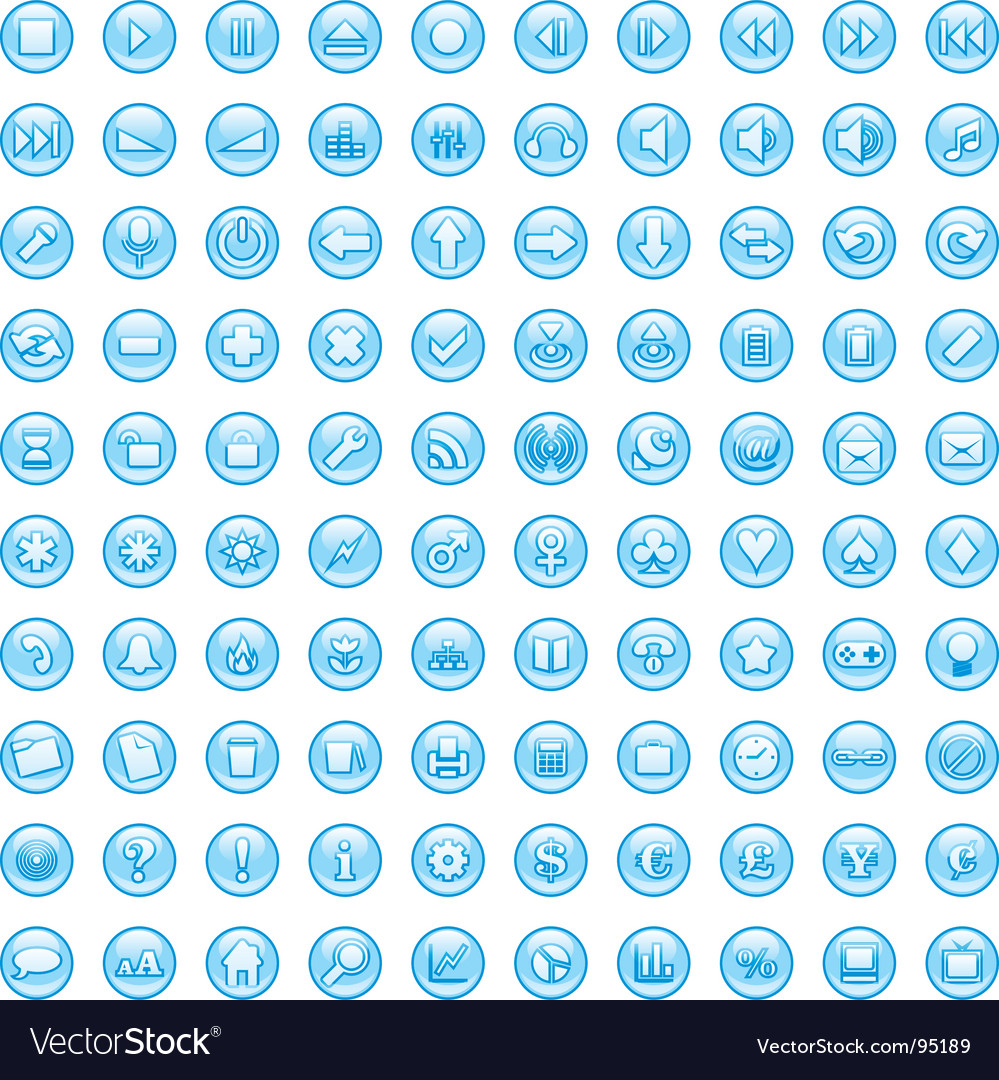 Web icon set