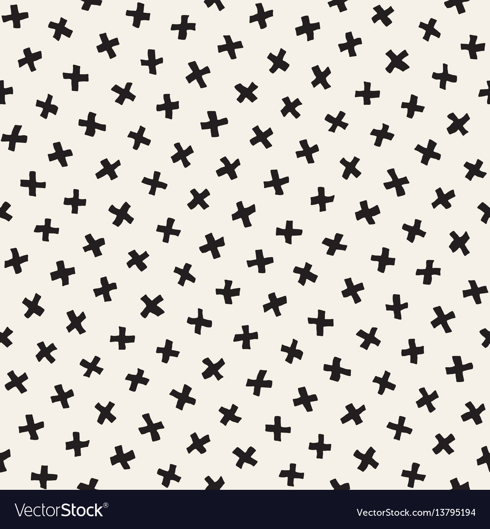 Abstract Scattered Shapes Pattern