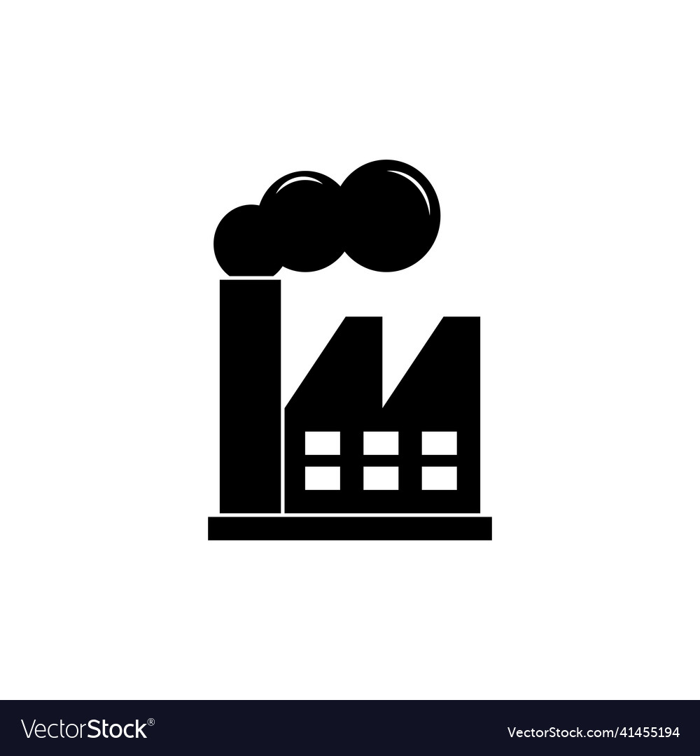 Factory icon symbol stock web