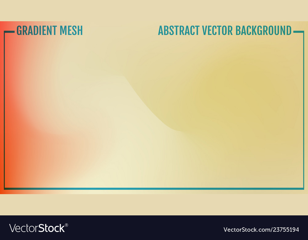 Gradient mesh abstract background modern screen vector image Gradient mesh abstract background modern screen