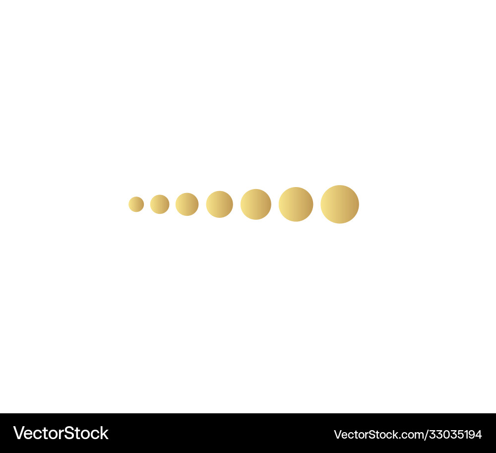 Loading bar gold flat icon Royalty Free Vector Image