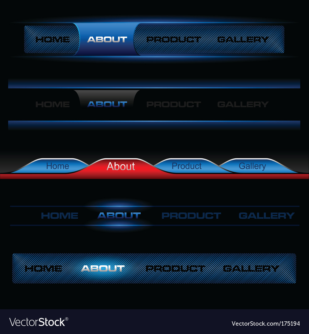 Modern Button Set