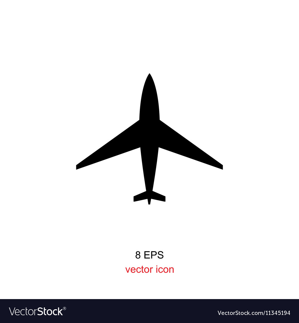 Plane icon isolated