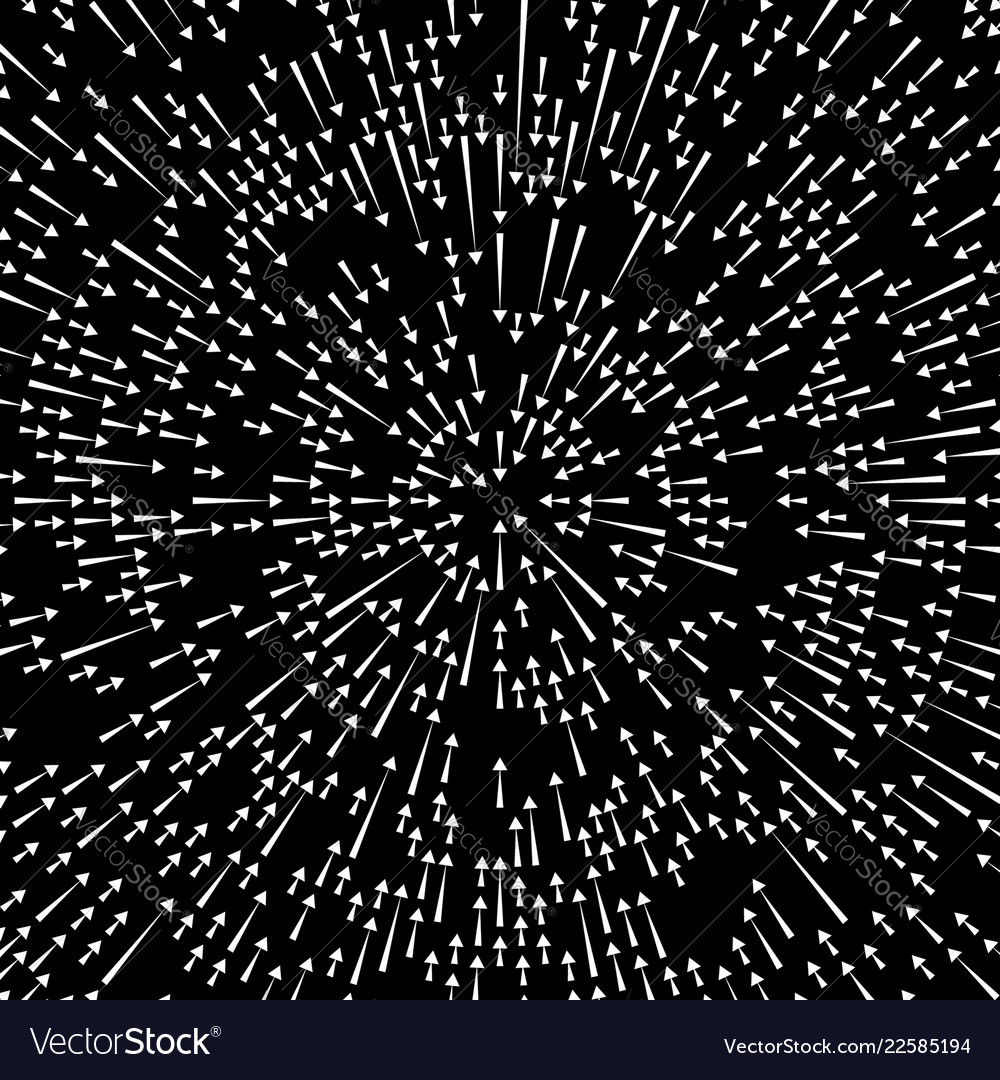 Radial lines element abstract radiating irregular