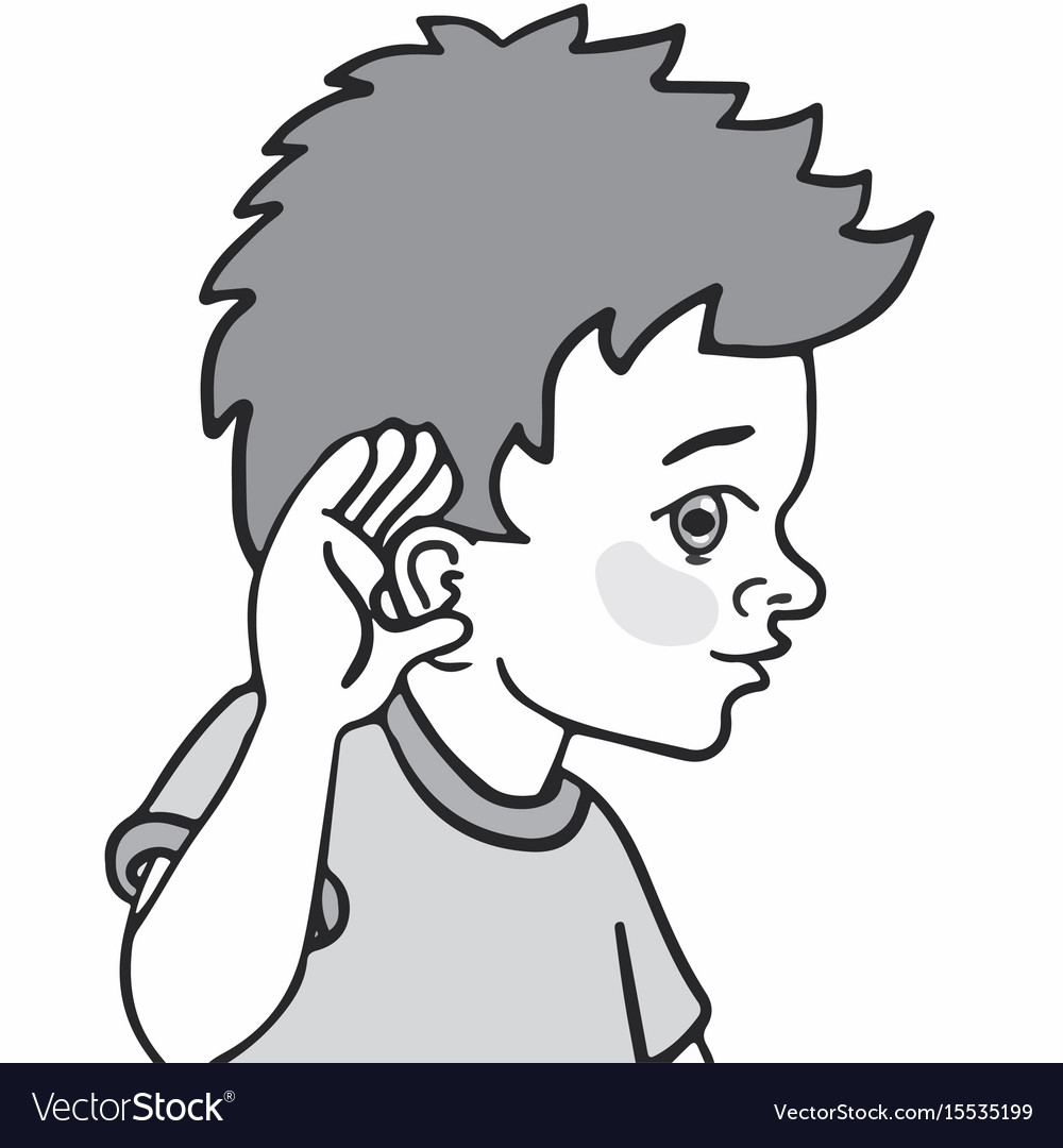 A kid demonstrating his sense of Royalty Free Vector Image