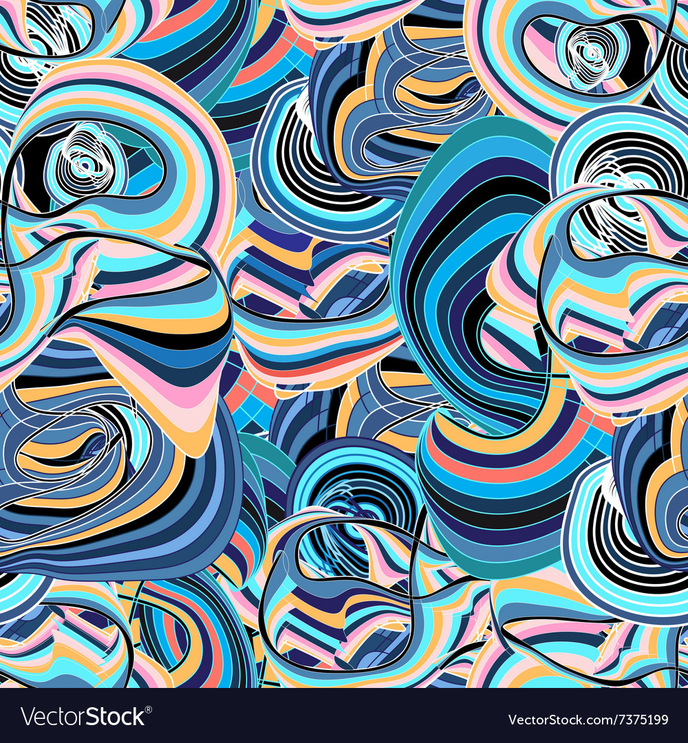 Beautiful abstract with curls